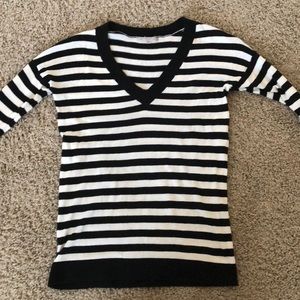 GAP black and white striped sweater